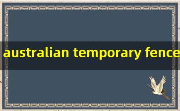 australian temporary fence companies